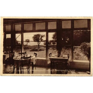 The Porch Dining Room of Blinkbonnie-On St. Lawrence Gananoque Canada Postcard